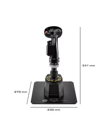THRUSTMASTER BASE CONFIGURABLE AVA FA18 SUPER HORNET FLIGHT STICK