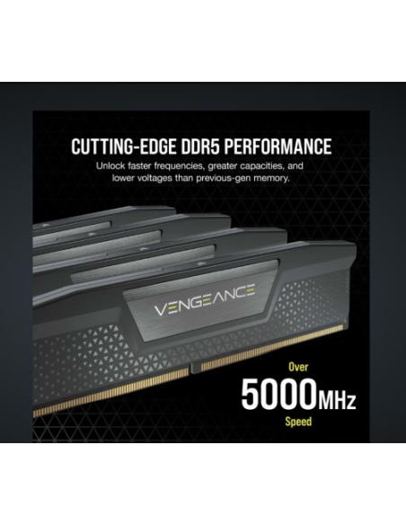 MEMORIA CORSAIR DDR5 32GB 2X16GB PC5600 VENGEANCE CMK32GX5M2B5600Z40