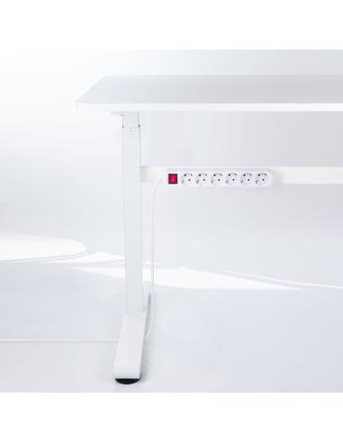 REGLETA 6 SALIDAS NANOCABLE CINTERRUPTOR CPROTEC 1.4M BLANCO 10.37.0006