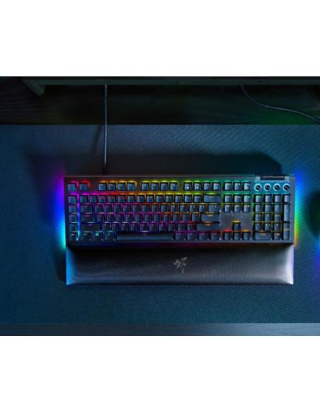 TECLADO RAZER BLACKWIDOW V4 GREEN SWITCH (USA) (RZ03-04690100-R3M1)