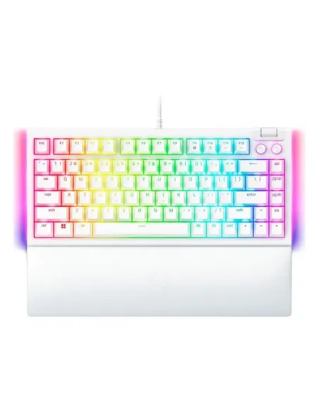 TECLADO RAZER BLACKWIDOW V4 75% BLANCO (USA) (RZ03-05001700-R3M1)
