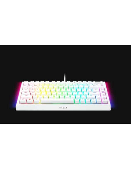 TECLADO RAZER BLACKWIDOW V4 75% BLANCO (USA) (RZ03-05001700-R3M1)