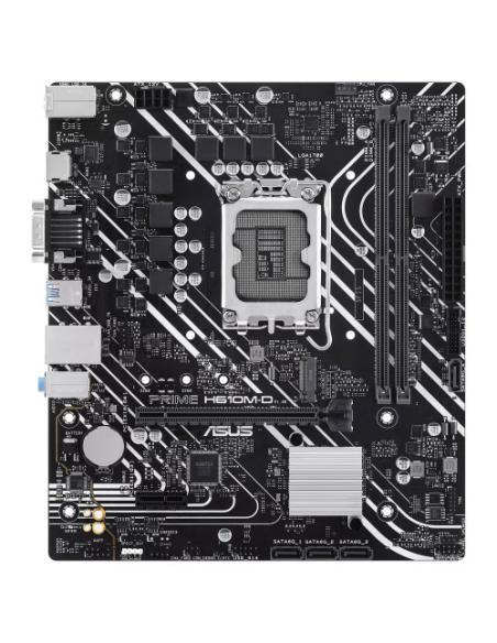 PLACA ASUS PRIME H610M-D,INTEL,1700,H610,2DDR5,96GB,VGA+HDMI,4SATA3,1M.2,2USB2.0,2USB3.2,USB-C,1GBLAN,MATX