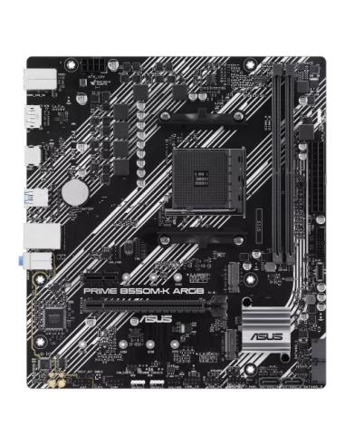 PLACA ASUS PRIME B550M-K ARGB,AMD,AM4,B550,2DDR4,64GB,DP+HDMI,GBLAN,4SATA3+2XM.2,6USB3.2,MATX