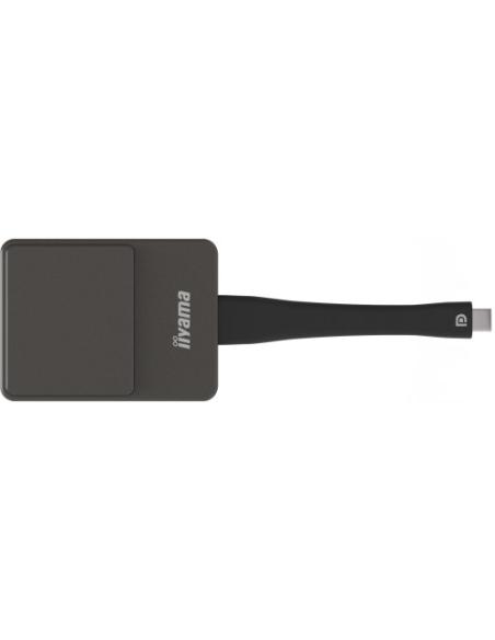 iiyama WP D002C adaptador Smart TV USB 4K Ultra HD Negro, Plata