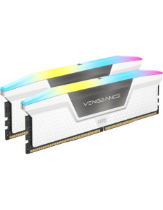 MEMORIA CORSAIR DDR5 32GB 2X16GB PC6000 VENGEANCE RGB BLANCA CMH32GX5M2B6000C30W