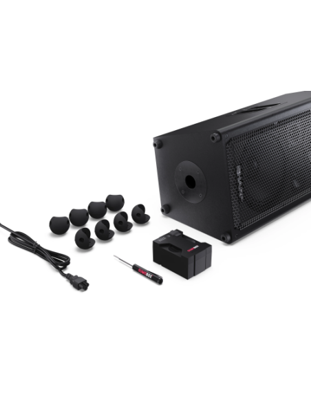 SHARP CP-LS100 ALTAVOZ PORTATIL, 120W RMS / 105dB, 10 HORAS / 14.8V 5Ah , 3 CANALES ENTRADA/ TRS/XLR (x 2)