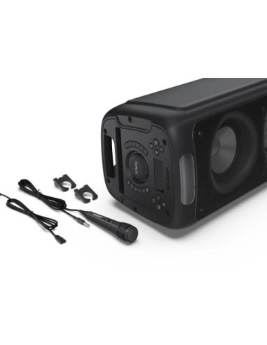 SHARP PS 949 FUNCIÓN KARAOKE/MICROFONO INCLUIDO/C ON TWS/BLUETOOTH/UEBX2/2X6,33MM/LUCES MULTICOLOR Y ESTROBOSCÓPICA/POTENCIA 132