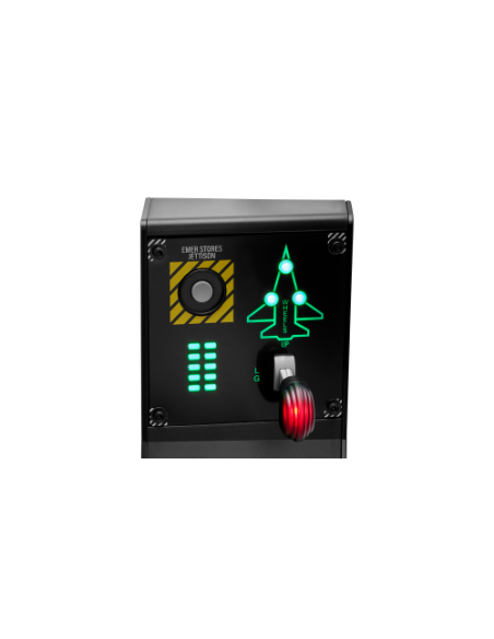 Thrustmaster VIPER Panel Negro USB Joystick/Palanca de control lateral + cuadrante de aceleración PC