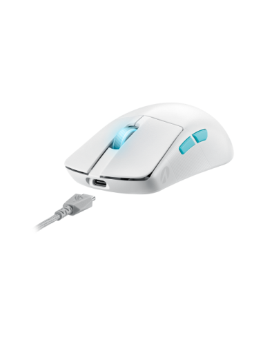 ASUS ROG 90MP02W0-BMUA10 ratón Ambidextro RF Wireless + Bluetooth + USB Type-C Opto-mecánica 36000 DPI