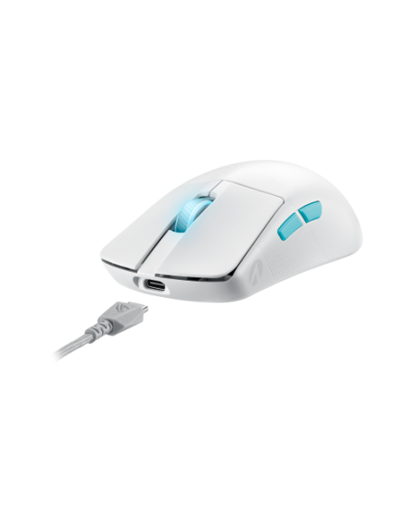 ASUS ROG 90MP02W0-BMUA10 ratón Ambidextro RF Wireless + Bluetooth + USB Type-C Opto-mecánica 36000 DPI