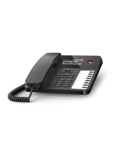 Gigaset DESK 600 Teléfono analógico Identificador de llamadas Negro