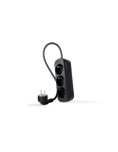 REGLETA 3 TOMAS 1.4 M NEGRA 10.38.0003-NS-BK NANOCABLE
