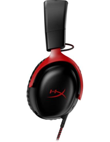 HP HyperX Cloud III - Auriculares gaming (negro-rojo)