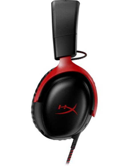 HP HyperX Cloud III - Auriculares gaming (negro-rojo)