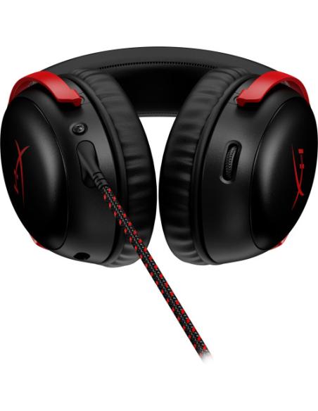 HP HyperX Cloud III - Auriculares gaming (negro-rojo)
