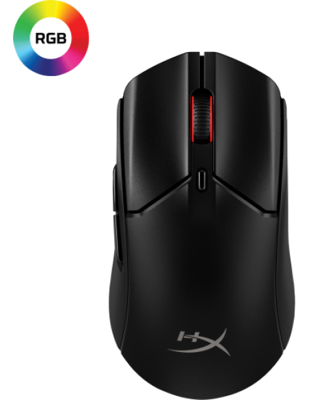 HyperX Pulsefire Haste 2: ratón gaming inalámbrico (negro)