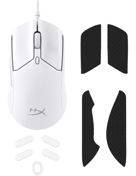 HyperX Pulsefire Haste 2: ratón gaming (blanco)
