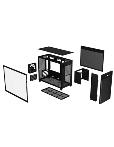 ASUS AP201 PRIME CASE TG Mini Tower Negro
