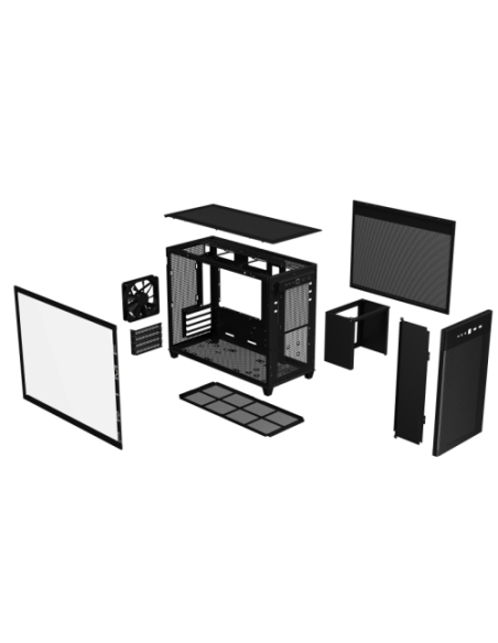 ASUS AP201 PRIME CASE TG Mini Tower Negro