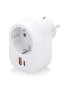 REGLETA 1 TOMAUSB-C 20W PD3.0USB-A 20W QC3.0 PARED BLANCO AISENS ASPS-1A1C06-W 2