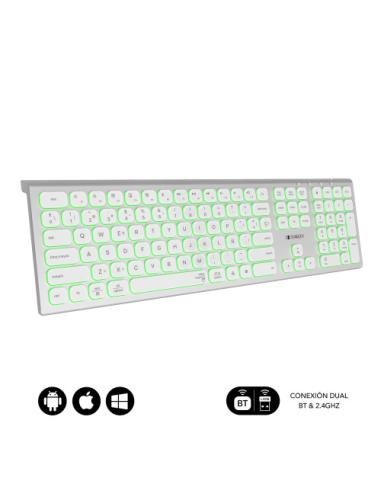 SUBBLIM Teclado Bluetooth/2.4G Master iluminado Ext P/B