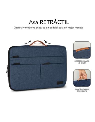 SUBBLIM Funda Air Padding 360 Sleeve 13,3-14" Blue