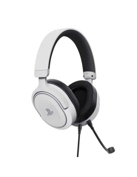 Trust GXT 498 Forta Auriculares Alámbrico Diadema Juego Negro, Blanco