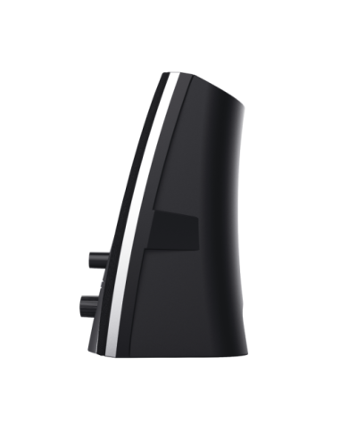 Trust 24660 conjunto de altavoces 5 W Negro, Metálico 2.0 canales