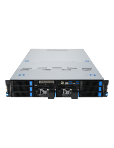 ASUS 90SF0251-M004X0 servidor barebone Intel C741 Bastidor (2U) Negro, Acero