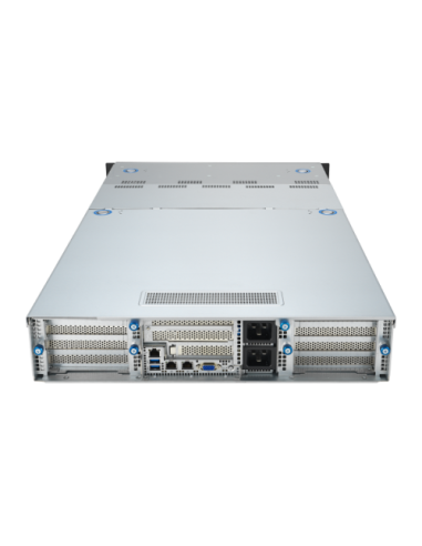 ASUS 90SF0251-M004X0 servidor barebone Intel C741 Bastidor (2U) Negro, Acero