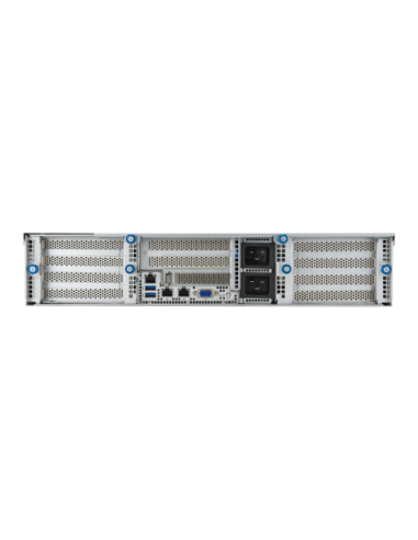 ASUS 90SF0251-M004X0 servidor barebone Intel C741 Bastidor (2U) Negro, Acero