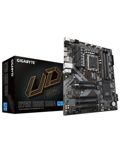 Gigabyte B760 DS3H DDR4 placa base Intel B760 Express LGA 1700 ATX