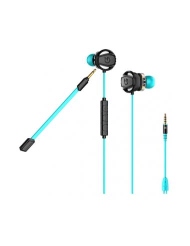 AURICULARES C/MICROFONO HIDITEC INTRA TAIKO GAING VERDE / ESTEREO / JACK 3.5mm / GHE010002
