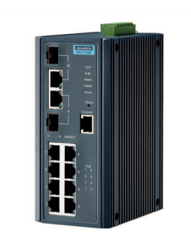 Bosch PRA-ES8P2S Gestionado L2 Gigabit Ethernet (10/100/1000) Energía sobre Ethernet (PoE) Negro