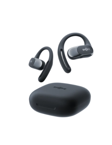 AURICULAR SHOKZ OPENFIT AIR BLACK / TWS OPEN-EAR / HASTA 28 HORAS DE AUTONOMIA / LIGEROS / GANCHO DE OREJA FLEXIBLE / AUDIO POTE