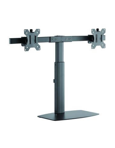 SOPORTE DE MESA MONITORTV GIRA INCLIN 2 BRAZOS 17-27 NEGRO TOOQ DB1727TN-B