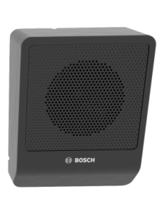 BOSCH MEGAFONÍA (LB10-UC06-D) CAJA ACÚSTICA, 6W, ANGULADA, NEGRO (MOQ 2 UNIDADES)
