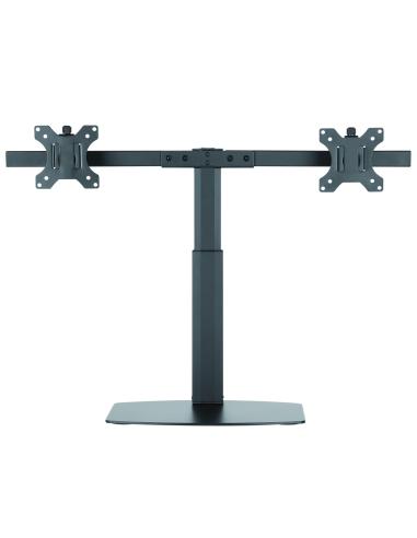SOPORTE DE MESA MONITORTV GIRA INCLIN 2 BRAZOS 17-27 NEGRO TOOQ DB1727TN-B