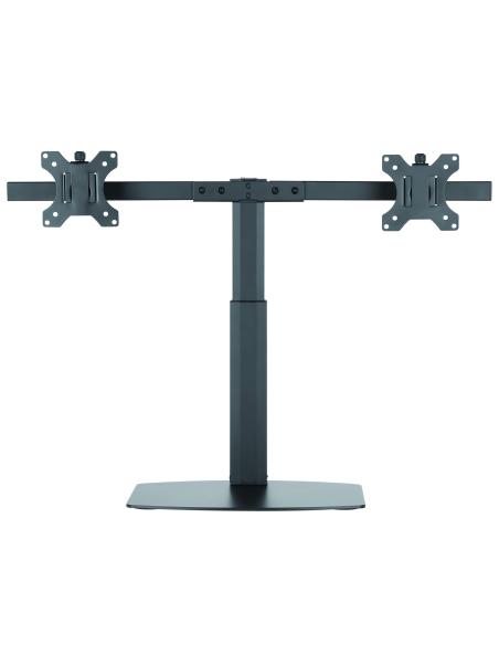 SOPORTE DE MESA MONITORTV GIRA INCLIN 2 BRAZOS 17-27 NEGRO TOOQ DB1727TN-B
