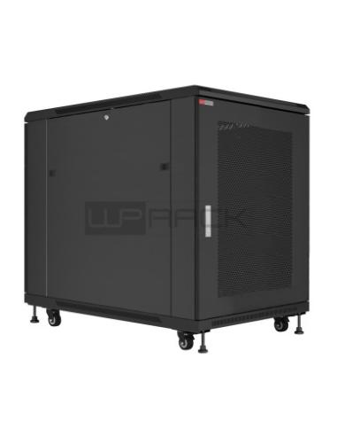 STANDING SERVER RACK RSB SERIES 19" 10U 600X600MM MOUNTED, BLACK RAL 9005