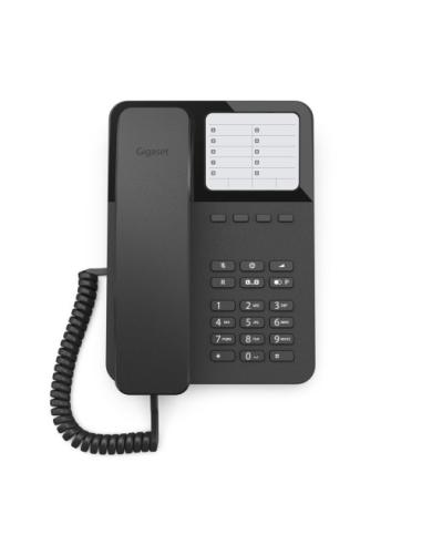 Gigaset DESK 400 Teléfono analógico Negro