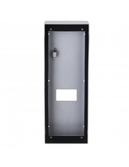 (VTM57R) DAHUA CAJA DE MONTAJE EN SUPERFICIE CON VISERA PARA LA LLUVIA - PLATA, PARA VIDEOPORTEROS VTO6521K