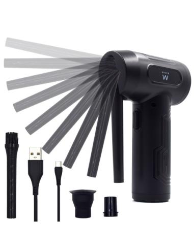 EWENT SOPLADOR DE AIRE COMPRIMIDO , RECARGABLE 7.500 mAh