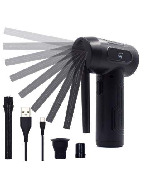 EWENT SOPLADOR DE AIRE COMPRIMIDO , RECARGABLE 7.500 mAh