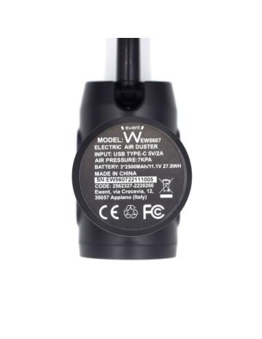 EWENT SOPLADOR DE AIRE COMPRIMIDO , RECARGABLE 7.500 mAh