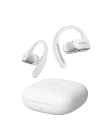 AURICULAR SHOKZ OPENFIT AIR WHITE / TWS OPEN-EAR / HASTA 28 HORAS DE AUTONOMIA / LIGEROS / GANCHO DE OREJA FLEXIBLE / AUDIO POTE