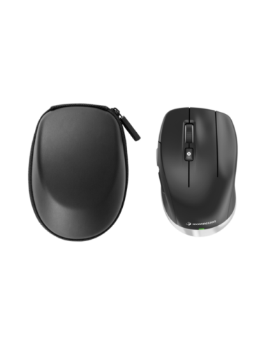 3Dconnexion CADMOUSE COMPACT WIRELESS USB-C ratón RF Wireless + Bluetooth + USB Type-C Óptico