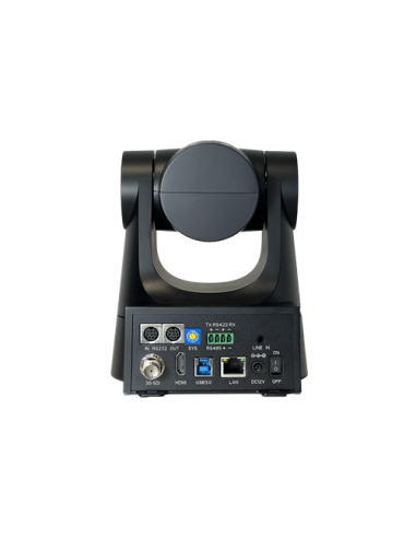 LAIA BROADCASTER (BRC-412/B) CÁMARA PTZ 4K, USB 3.0, HDMI, SDI, NDI, LAN, 12X. CON SEGUIMIENTO. COLOR NEGRO