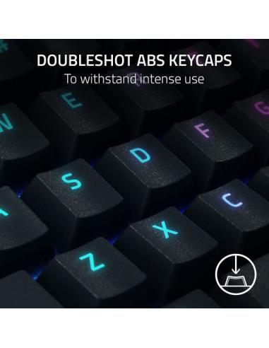 TECLADO RAZER BLACKWIDOW V4 PRO GREEN SWITCH (USA) (RZ03-04680100-R3M1)